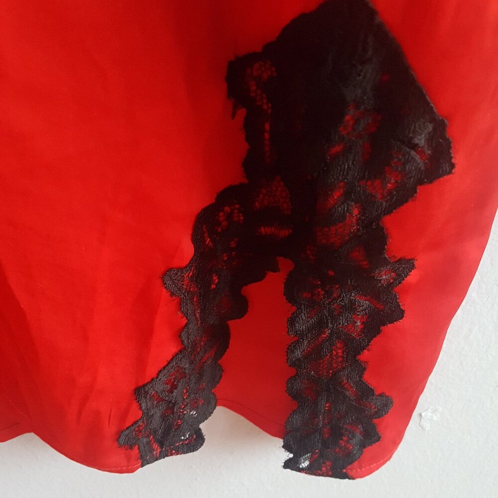 Forever 21 plus red and black Slip/ Slip dress 2XL - Picture 4 of 8